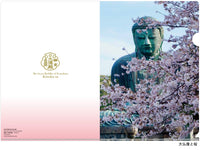 A4クリアファイル大仏像と桜